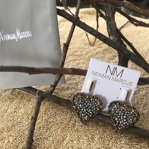 Nakamol Two Tone Circle Shaker Earrings.